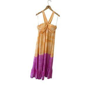 NWT Buddy Love Women's Charlotte Halter Maxi Dress - Crush - Large